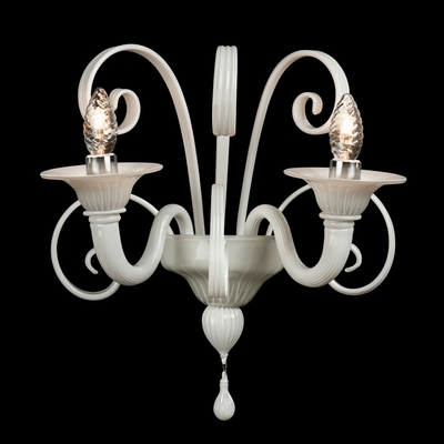 Applique baroque en verre de Murano personnalisable Pacentro
