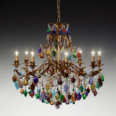 Lustre en verre de Murano 8 feux Baglioni