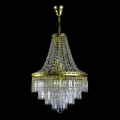 Lustre montgolfière en cristal de Bohême Wranovsky York