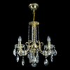 Lustre-cristal-Boheme-laiton