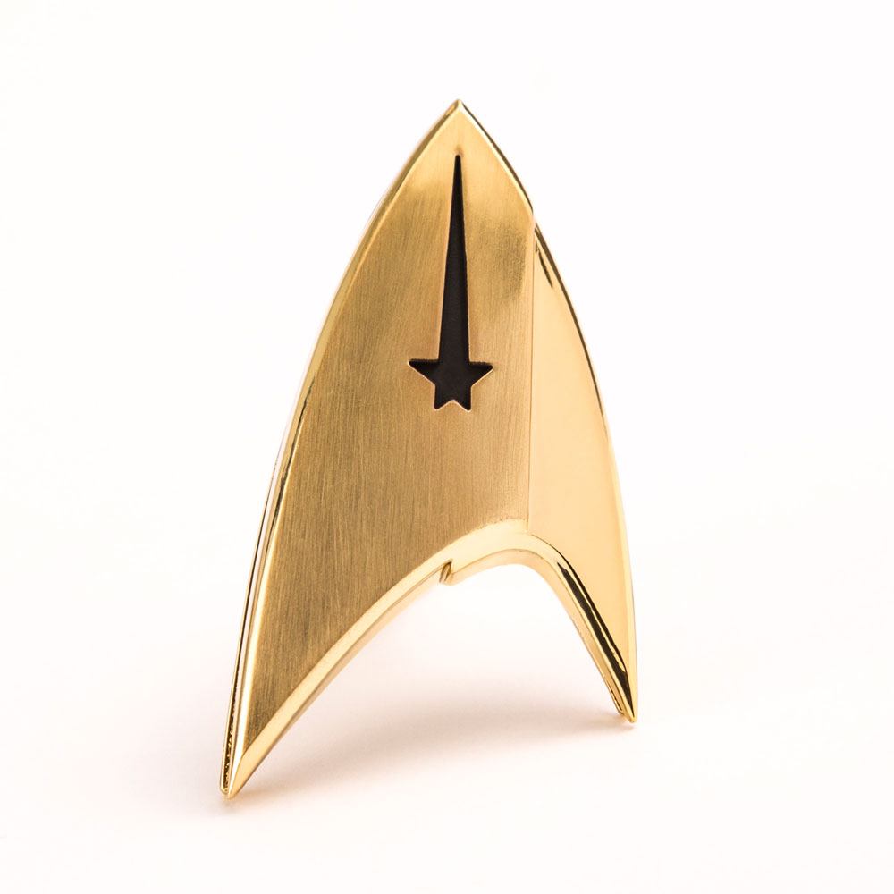 Star Trek Discovery réplique 1/1 Insigne Starfleet badge Division Commandement