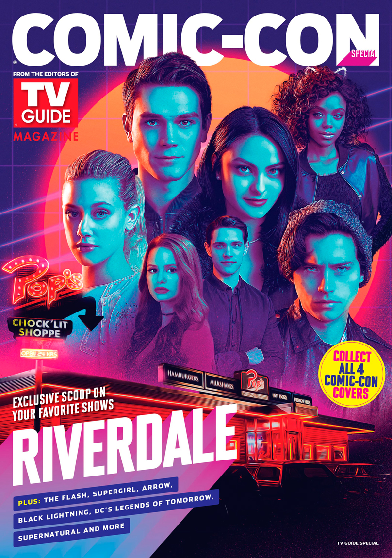 Magazine Tv Guide Riverdale edition comic con San Diego 2017/2018