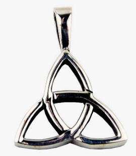 Collier Charmed symbole triquetra en argent