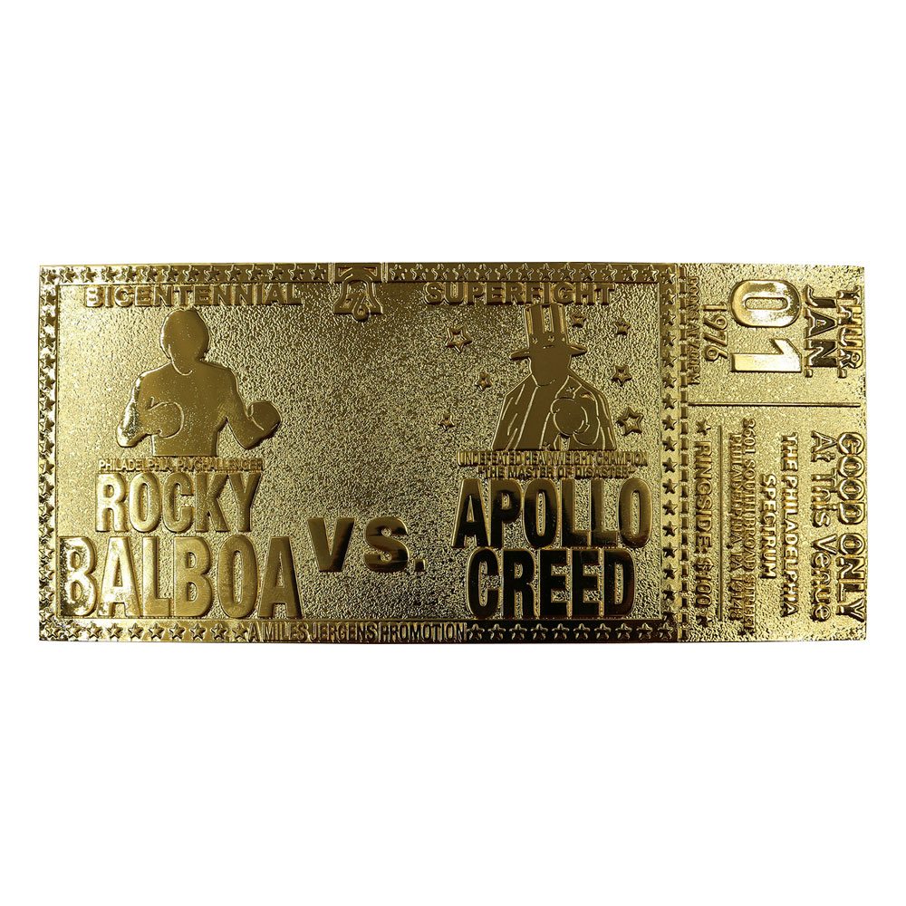 Rocky réplique billet combat Apollo Creed