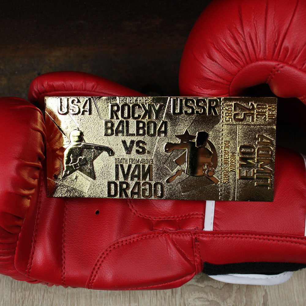 replique-ticket-combat-rocky-ivan-drago-plaque-or