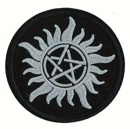 Supernatural ecusson pentagramme anti possession