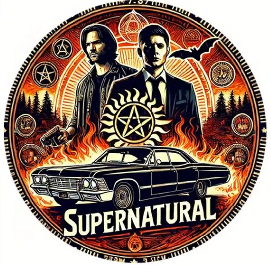 panneau-metal-pour-decor-supernatural