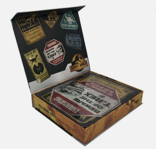 plaque-metal-jurassic-park-coffret-collector