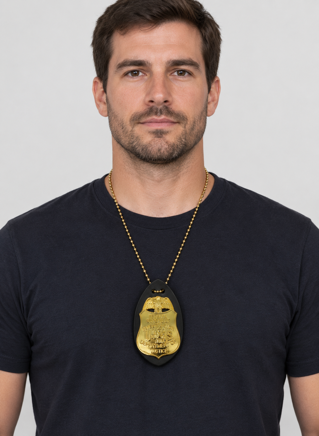 badge-fbi-porté-par-homme-pour-cosplay