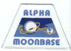 Cosmos 1999 ecusson logo base lunaire Alpha