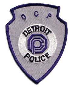 Ecusson police de detroit OCP vu dans Robocop