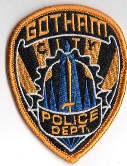Ecusson police de Gotham comme vu dans Batman