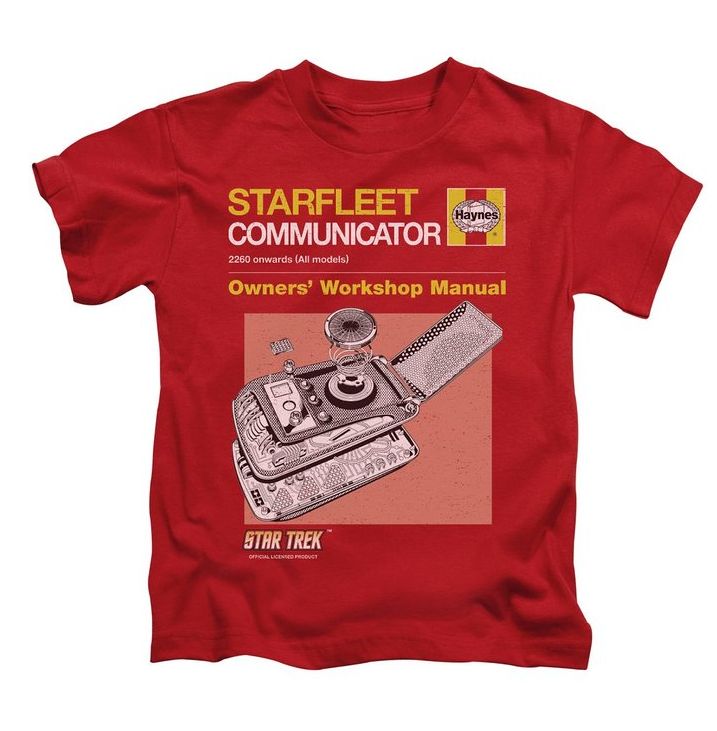 Tee Shirt Star Trek Starfleet communicator