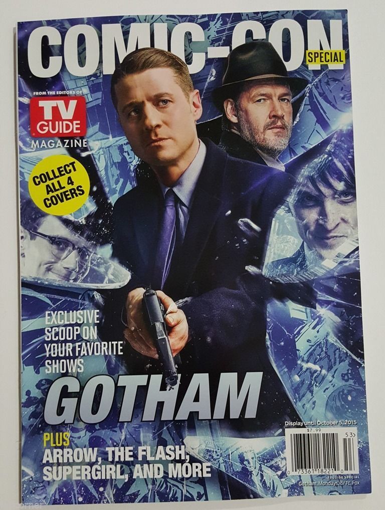 Comic con 2015 magazine Tv Guide special comic con Gotham