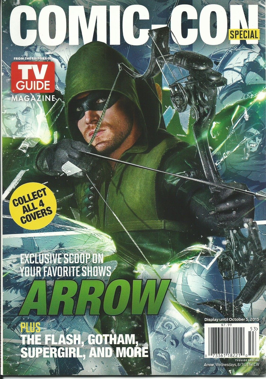 Comic con 2015 magazine Tv Guide special comic con Arrow