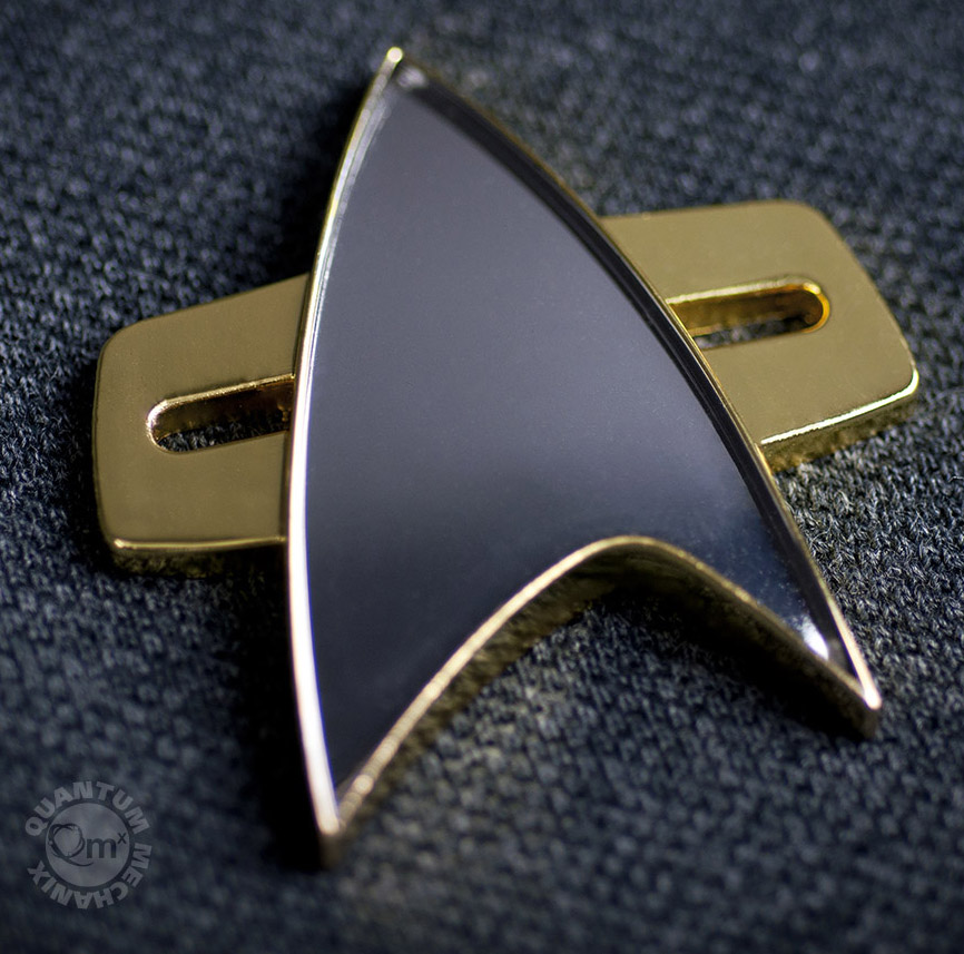 Insigne Officiel Star trek Voyager Quantum mechanix star trek communicator badge