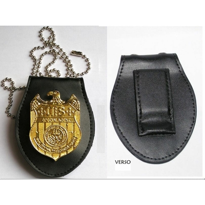 Réplique du badge du NCIS et porte badge