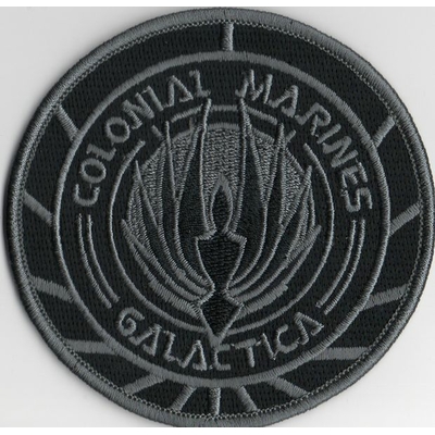 Ecusson Battlestar Galactica porté par les Marines du vaisseau colonial