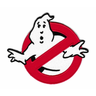 Ecusson Ghostbusters logo no ghost SOS fantomes 1
