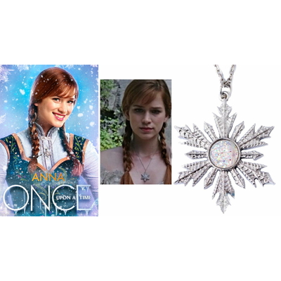 Réplique pendentif flocon d'Anna dans Once upon a time