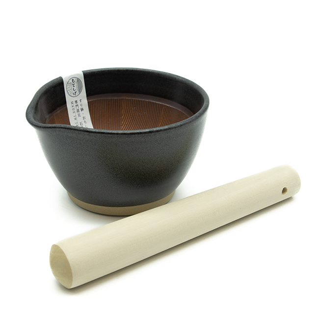 mortier-katakuch-suribachi-et-son-pilon-surikogi-noir-fabrication-japonaise-petit-format