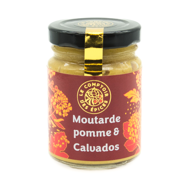 Moutarde à la pomme et au calvados - 100 g