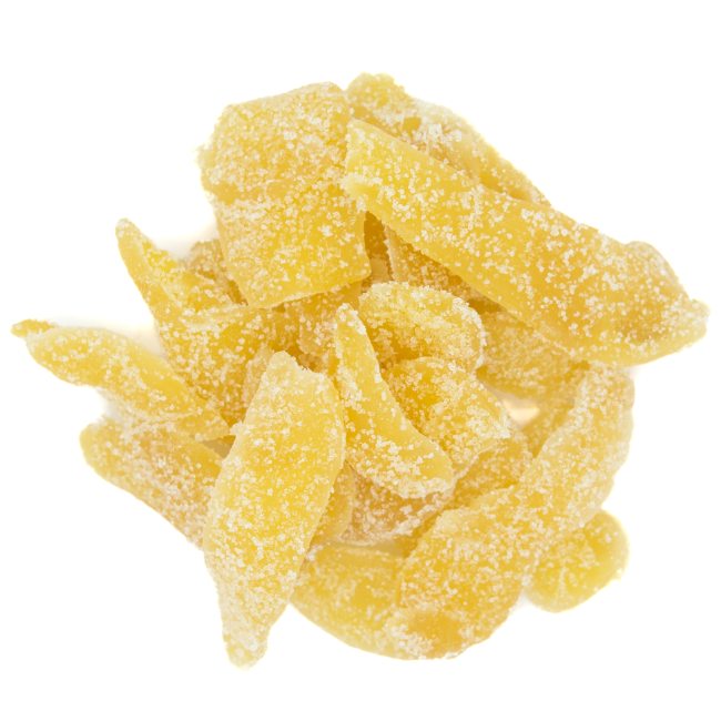 Gingembre confit en lamelles