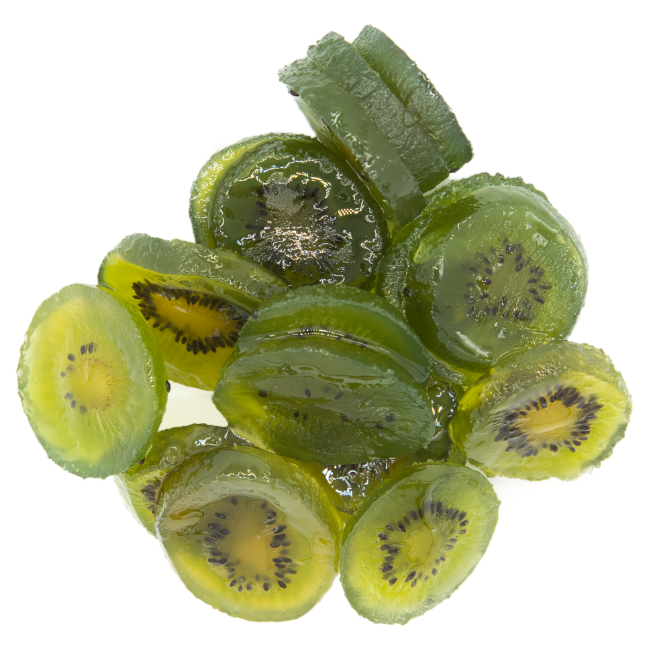 Kiwi confit d'Apt en tranches