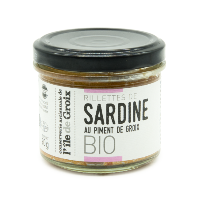 Rillettes de sardine au piment de Groix BIO - 90 g