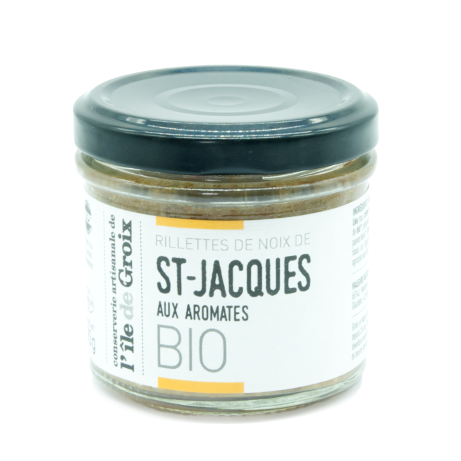 Rillettes de noix de St Jacques aux aromates BIO - 100 g