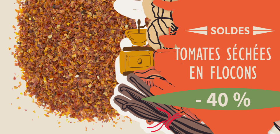 La tomate, ingrédient phare de la cuisine estivale, se retrouve dans vos assiettes en toute saison grâce à ses flocons goûtus.