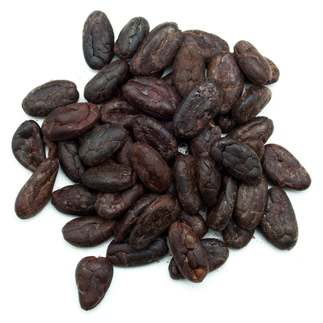 Fèves de cacao torréfiées de Madagascar