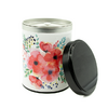 boite-a-the-metal-illustree-empilable-bouquet-de-coquelicots-esprit-celadon-100g-decoration-a-la-main-en-france
