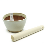 mortier-katakuch-suribachi-blanc-et-son-pilon-surikogi-fabrication-japonaise-petit-format