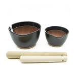 mortier-katakuch-suribachi-et-son-pilon-surikogi-noir-format-petit-et-grand