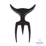 fourchette-tridens-onyx-noir-et-son-socle-paperstone-noir-face