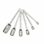 6 cuillères mesureuses en inox