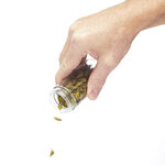 support-a-epices-finition-noir-mat-et-laiton-pot-sans-saupoudreur