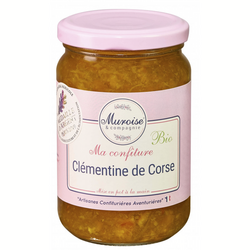 Confiture de clémentine Corse bio - 350 g de Muroise & Compagnie