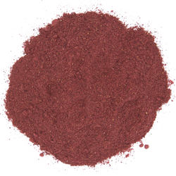 Fleurs d'hibiscus en poudre