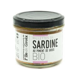 Rillettes de sardine au piment de Groix BIO - 90 g