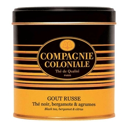 Thé Earl Grey Goût Russe en boîte métal luxe de 100 g