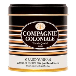 Thé Grand Yunnan en boîte métal luxe 100 g de Compagnie Coloniale