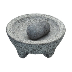 Mortier et pilon mexicain en granit de Divers