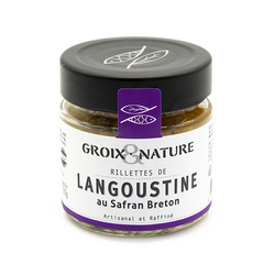 Rillettes de langoustines au safran breton - 100 g de Groix & Nature