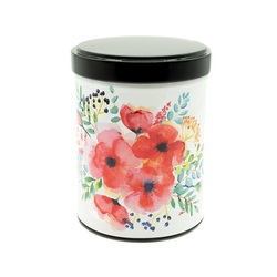 Boîte à thé Bouquet de coquelicots - empilable - 100 g de Esprit Céladon
