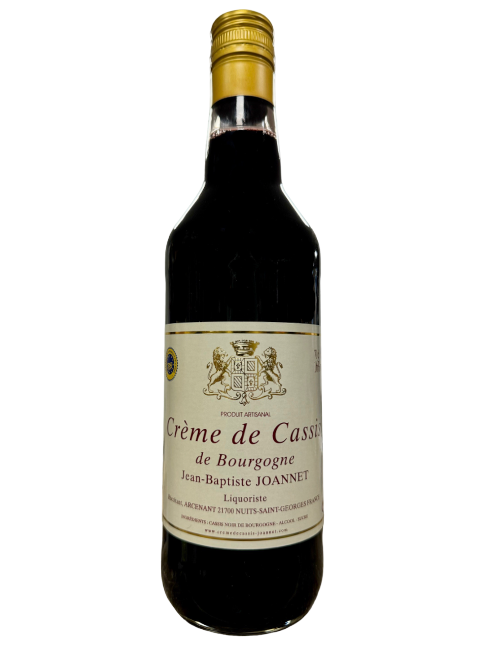 Crme de Cassis - 16% Vol - Jean-Baptiste Joannet