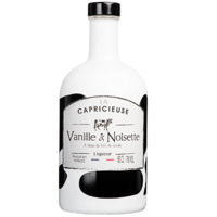 La Capricieuse - Vanille et Noisette à base de lait de vache - Liqueur au lait de vache - 50cl