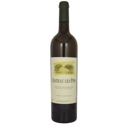 chateau les pins cotes du roussillon vblanc