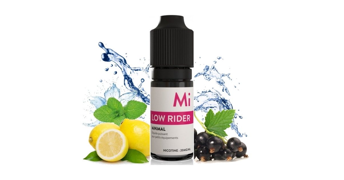 MINIMAL LOW RIDER - E-LIQUIDE/SEL DE NICOTINE